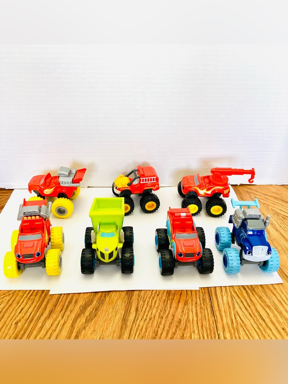 Blaze & The Monster Machines Die Cast Vehicles Lot(7) Mattel Minor Wear